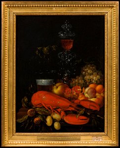 Johan Johnsen - Still Life with Monogramed Cup - NM 4791 - Nationalmuseum