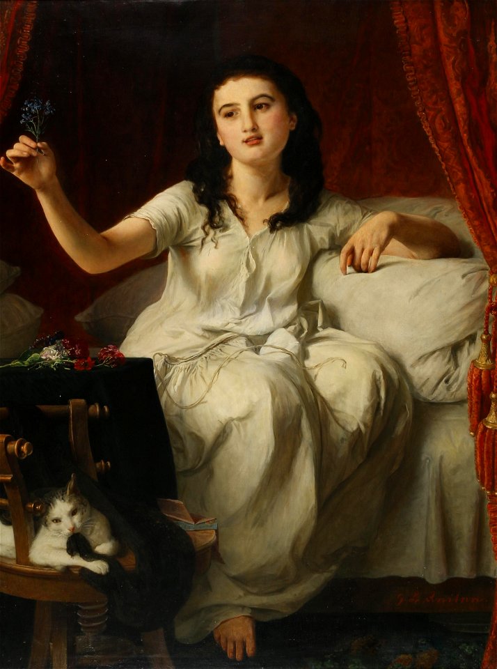 Johann Baptist Reiter Blumengruß am Morgen