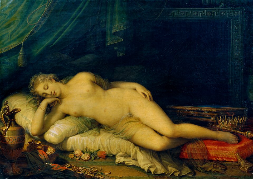 Johann Baptist Lampi d. J. - Venus, auf einem Ruhebett schlafend - 2519 - Kunsthistorisches Museum