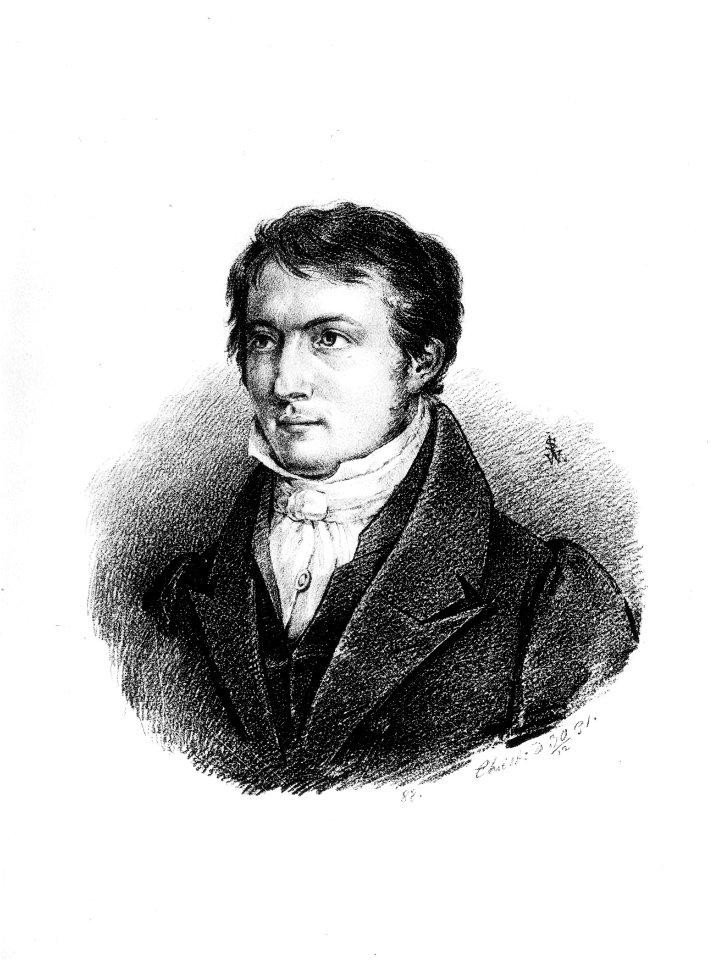 Johan Sebastian Welhaven - Anton Martin Schweigaard - Norsk portrettarkiv - Riksantikvaren - S000331