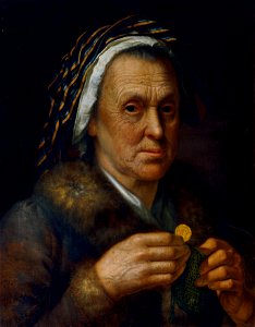 Johann Baptist Höchle - Alte Frau mit einem Dukaten - 3098 - Kunsthistorisches Museum