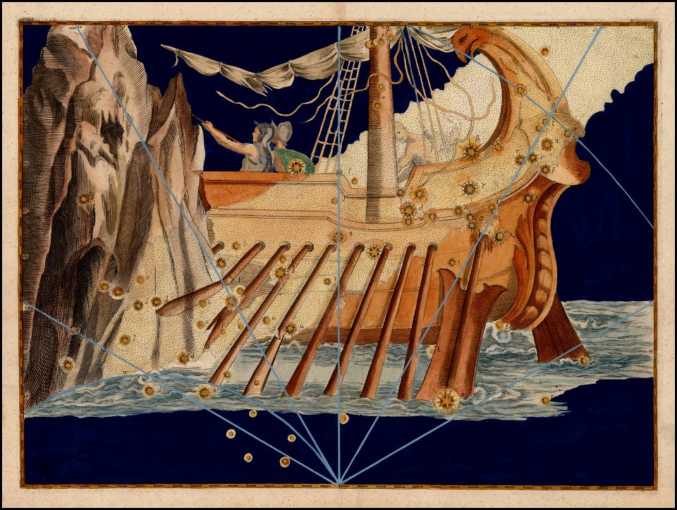 Johann Bayer - Navis, the Argonauts