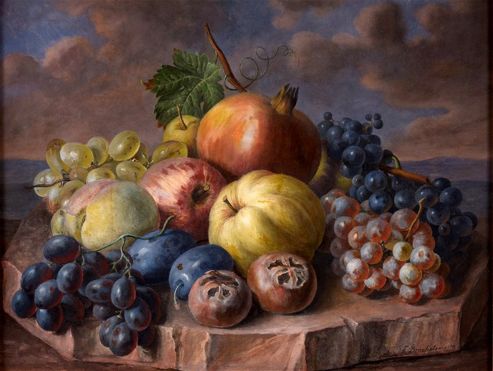 Johann Baptist Drechsler Früchtestillleben 1800