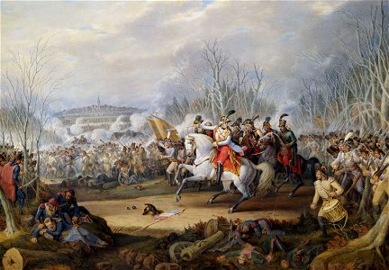 Johann Baptist Pflug Schlachtenszene aus den Napoleonischen Kriegen