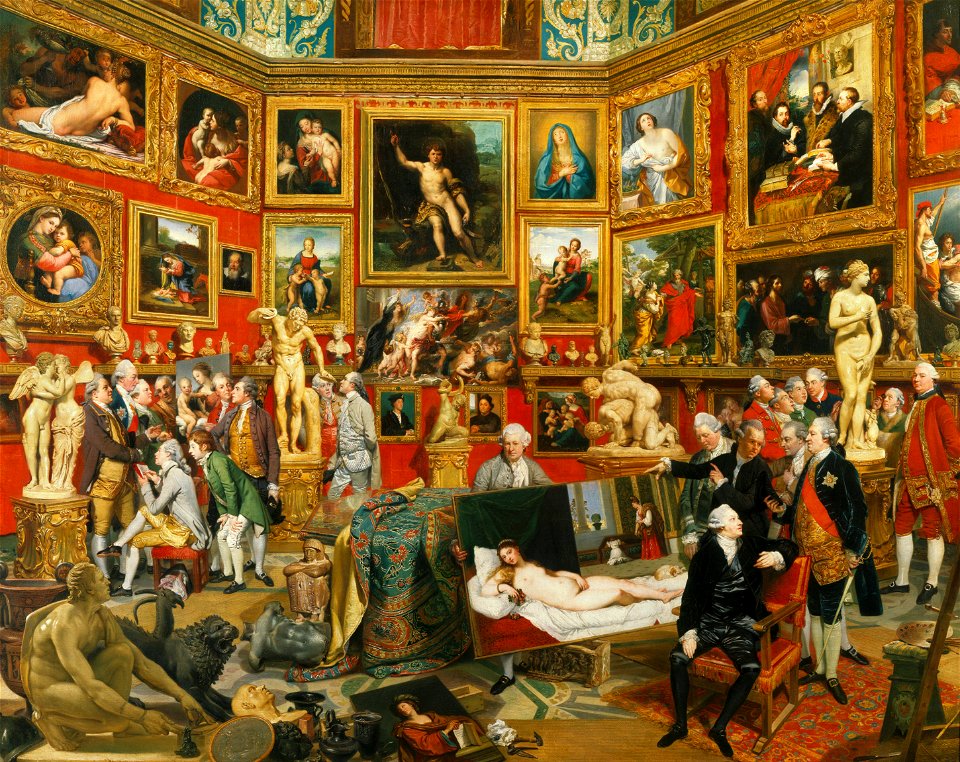 Johan Zoffany - Tribuna of the Uffizi - Google Art Project