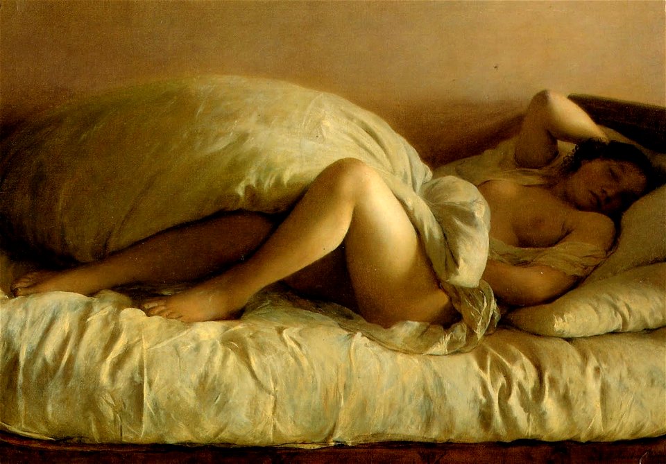 Johann Baptist Reiter, Schlummernde Frau
