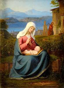 Johann Baptist Scholl Ruhe auf der Flucht aus Ägypten 1848