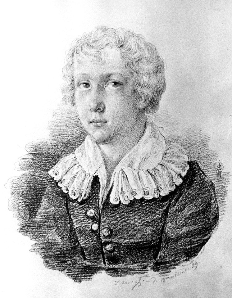 Johan Sebastian Welhaven - Duffaur K. Herre - Norsk portrettarkiv - Riksantikvaren - H000541