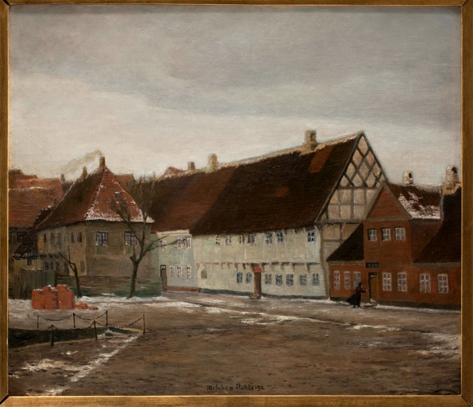 Johan Rohde - Vinteraften i Ribe - KMS1451