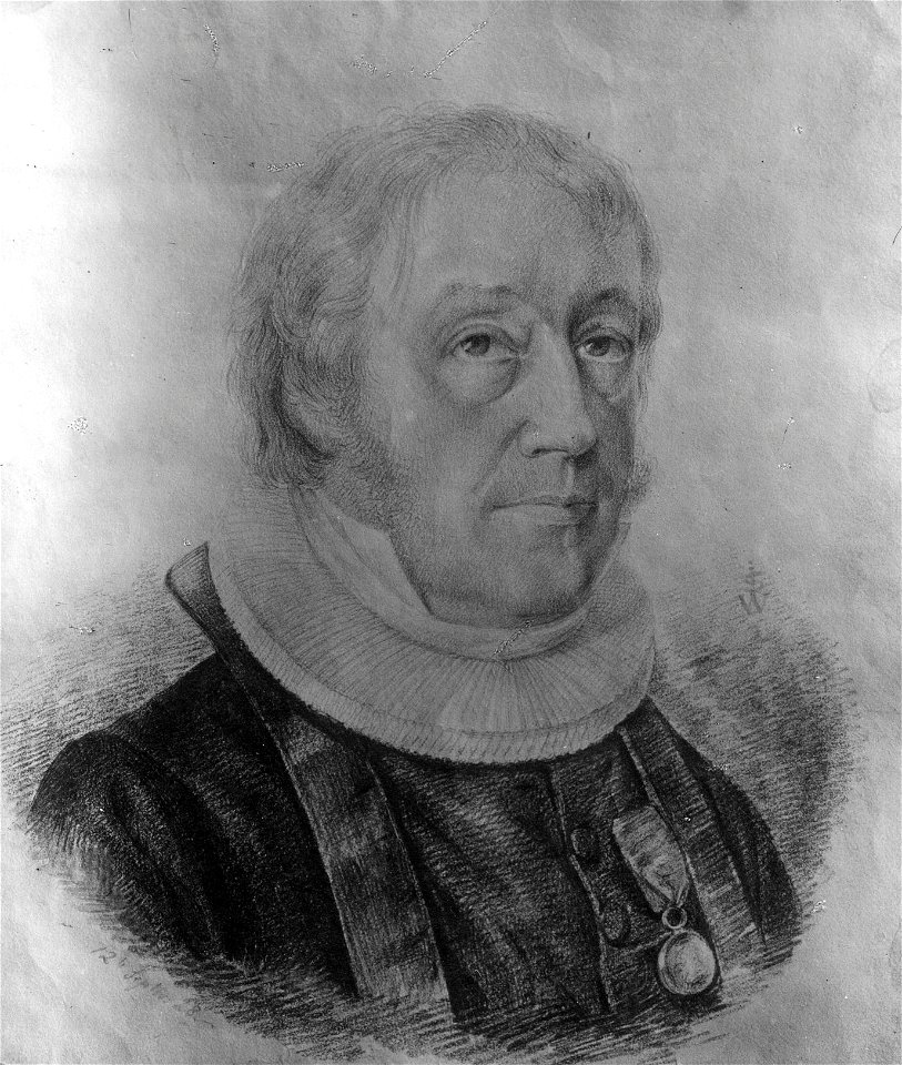Johan Sebastian Welhaven - Ulrik Fredrik Bøyesen - Norsk portrettarkiv - Riksantikvaren - B001033