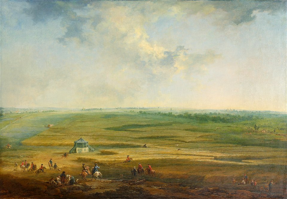 Johann Christian Brand - Laxenburg vom Hayd-Lusthaus gegen Maria Lanzendorf - 2574 - Österreichische Galerie Belvedere