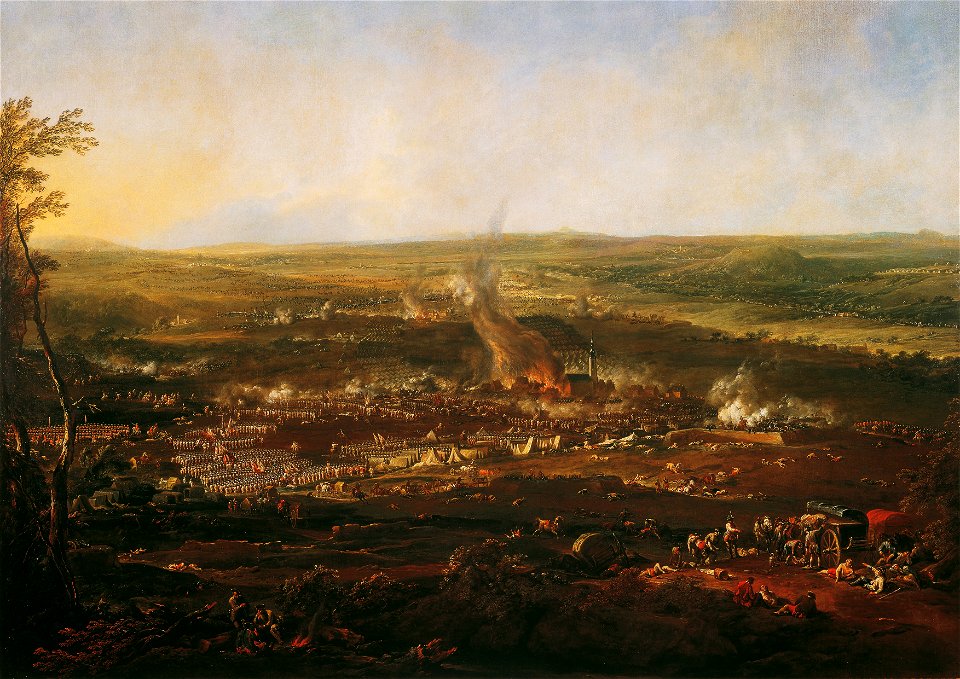Johann Christian Brand - Die Schlacht bei Hochkirch - 4638 - Kunsthistorisches Museum