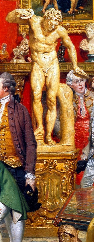 Johan Zoffany - Tribuna of the Uffizi - sculture 32