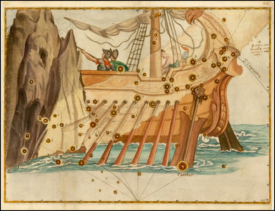 Johann Bayer -- Navis, The Argonauts