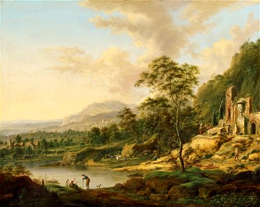 Johann Christian Vollerdt Italienische Ideallandschaft