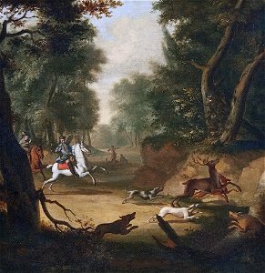 Johann Christian Klengel - Stag Hunt - catalogue raisonné 1961 - G 18FXD