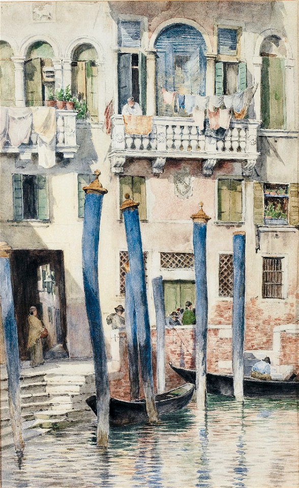 Johann Gottfried Steffan Venedig Malerische Ecke