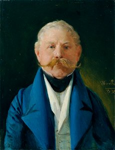 Johann Baptist Reiter - Herr in blauem Rock und weißer Weste - 5034 - Österreichische Galerie Belvedere