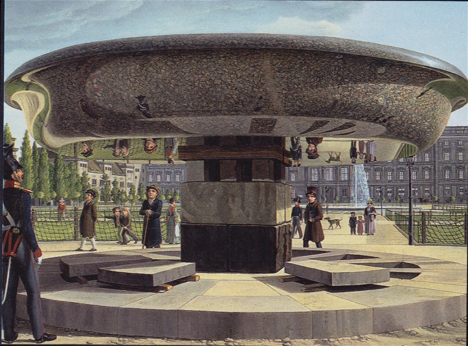 Johann Erdmann Hummel - Die Granitschale im Berliner Lustgarten - 1831