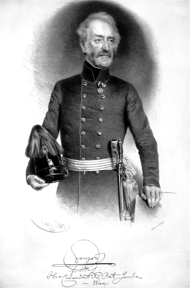 Johann Ernst von Hoyos-Sprinzenstein Kaiser Litho