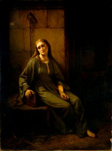 Johann Grund - Marguerite in Prison - 1939.11.6 - Smithsonian American Art Museum