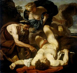 Johann Carl Loth - Selene en Endymion