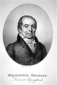 Johann Gottfried Bremser Litho