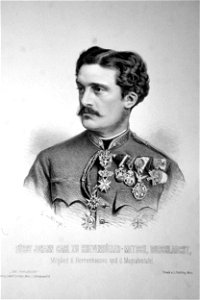 Johann Carl von Khevenhüller-Metsch Litho