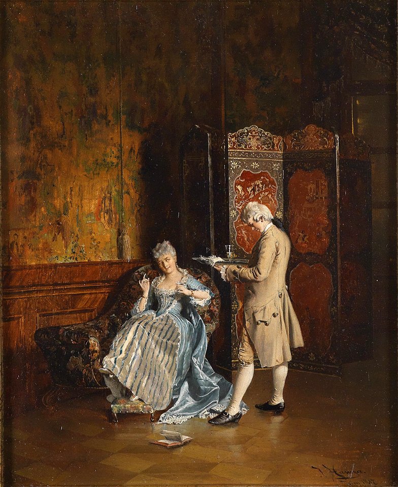 Johann Hamza Mußestunde 1887