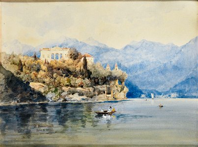 Johann Gottfried Steffan Balbianello Lago di Como