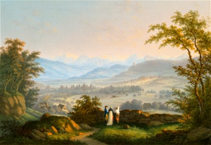 Johann Caspar Rahn - Umgebung der Ruine Habsburg - 7937 - Kunsthistorisches Museum