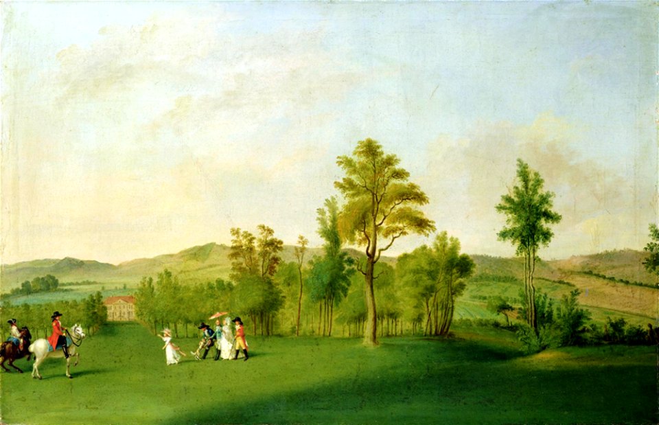 Johann Friedrich August Tischbein - Landschaft mit Figurenstaffage
