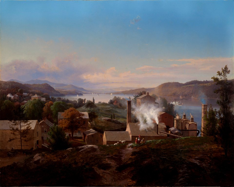 Johann Hermann Carmiencke - Poughkeepsie Iron Works (Bech’s Furnace) - 1971.111.5 - Yale University Art Gallery