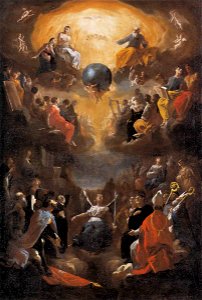 Johann Heinrich Schönfeld - Adoration of the Holy Trinity - WGA21055