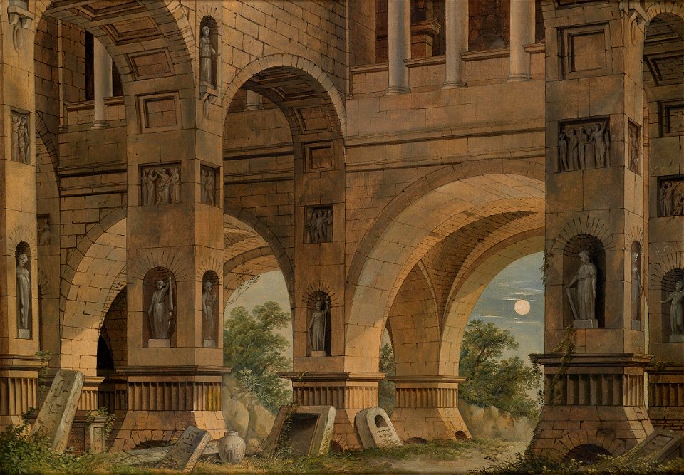 Johann Friedrich Morgenstern Phantastische Architektur 1808