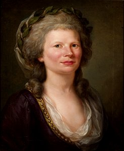 Johann Christoph Frisch - Porträt Caroline Luise von Klencke