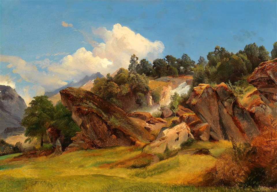 Johann Gottfried Steffan Felsenformation 1846