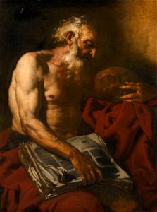 Johann Carl Loth - Saint Jerome, oil on canvas