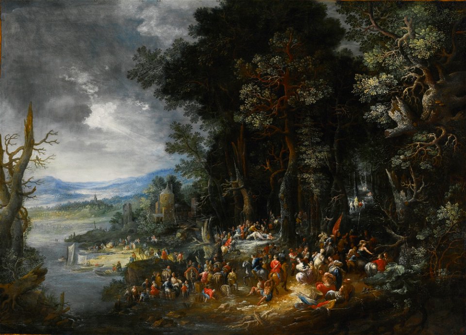 Johann Jakob Hartmann Landscape with St Paul