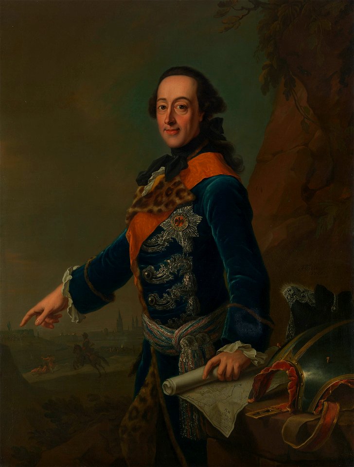 Johann Heinrich Tischbein the Elder (1722-89) - Friedrich Wilhelm Ernst, Count of Schaumburg-Lippe (1724-1777) - RCIN 405270 - Royal Collection