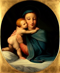 Johann Evangelist Scheffer von Leonhardshoff - Madonna mit Kind - 3257 - Kunsthistorisches Museum