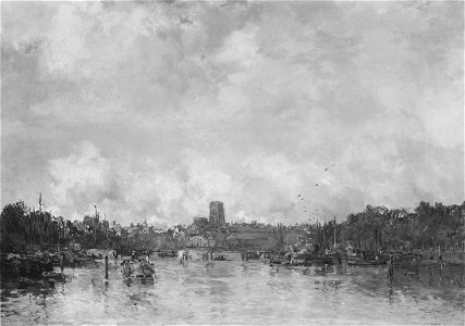 Johann Hendrik van Mastenbroek - Rotterdam Harbor - 23.471 - Museum of Fine Arts