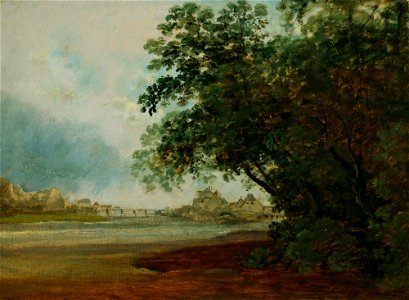 Johann Georg von Dillis - Isar mit Praterinsel - G 279 - Lenbachhaus
