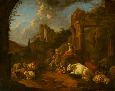 Johann Heinrich Roos - Pastoral Idyll - O 1866 - Slovak National Gallery