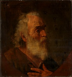Johann Heinrich Schmidt - Old Man with a White Beard - NG.M.00726 - National Museum of Art, Architecture and Design. Free illustration for personal and commercial use.