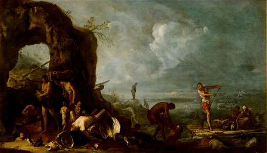Johann Heinrich Schönfeld - Sintflut - GG 1870 - Kunsthistorisches Museum