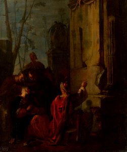 Johann Heinrich Schönfeld (1609-82-3) - Sarmatians at the Tomb of Ovid - RCIN 402935 - Royal Collection