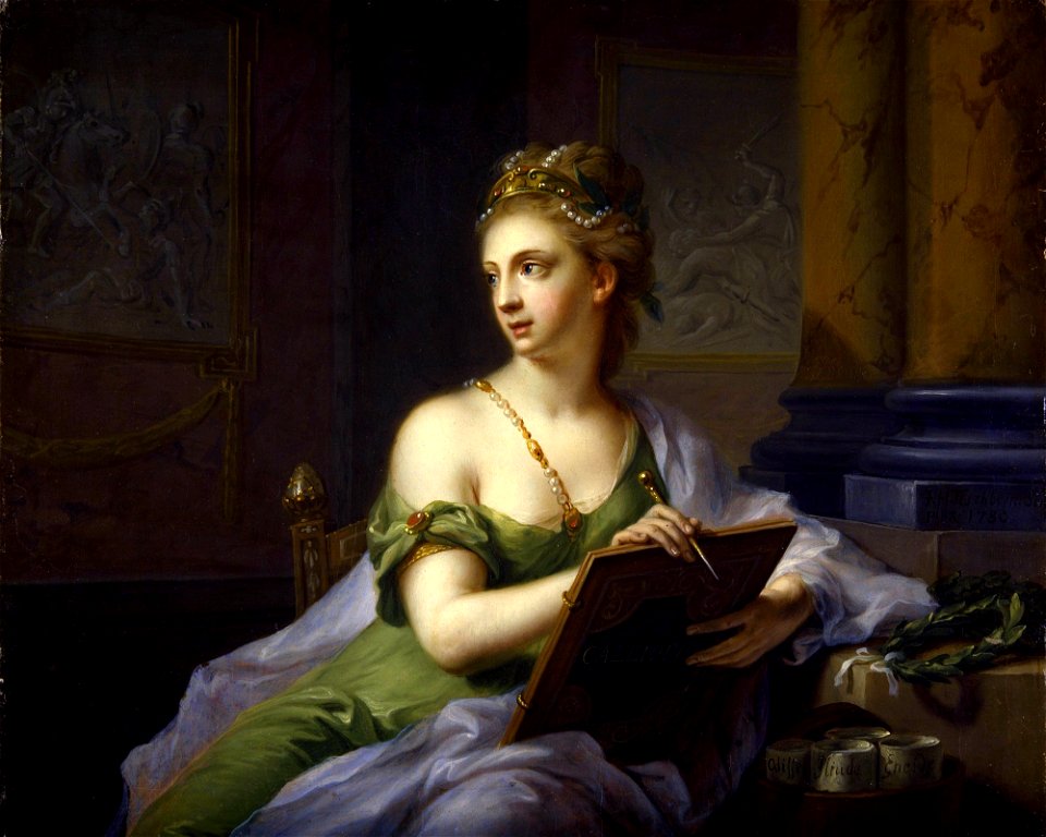 Johann Heinrich Tischbein - The Nine Muses - Calliope (Epic Poetry), 1780