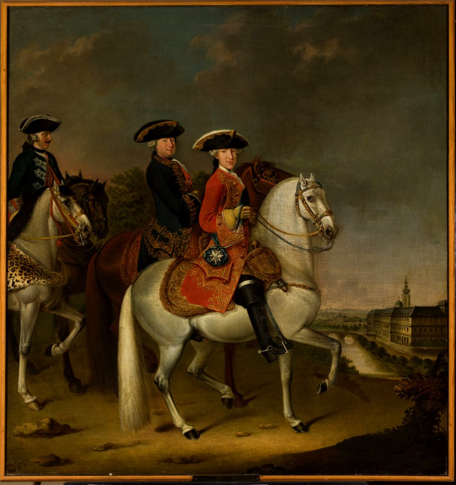 Johann Friedrich Löber - Three horsemen - M.Ob.1925 - National Museum in Warsaw