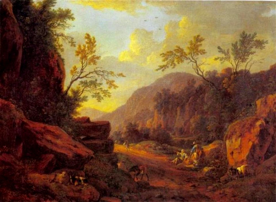 Johann Franz Ermels - Zuidelijk landschap - 664 - Städel Museum